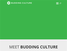 Tablet Screenshot of buddingculture.com